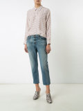 checked print shirt