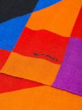 block colour scarf