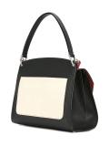 flap closure tote bag