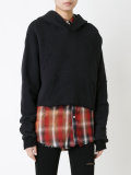 destroyed cropped hoody