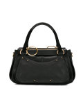 oversized ring zip shoulder bag