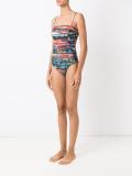 abstract print swimsuit