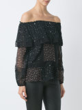 silk printed blouse