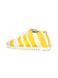striped lace-up shoes