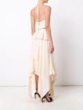 handkerchief hem slip dress