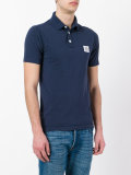logo patch polo shirt 
