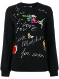 multi-patches sweatshirt