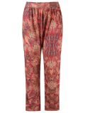 abstract print trousers