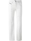 embroidered details jeans 