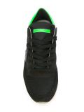 neon detailing lace-up sneakers