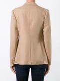 flap pockets open blazer