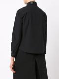 floral embroidered detail shirt