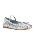 glitter strap ballerina shoes 