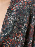floral print longsleeved blouse