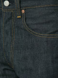 folded hem straight jeans