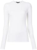 ribbed fine knit jumper