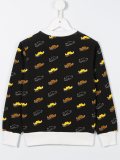 mustache print sweatshirt