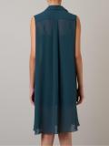 sleeveless shirt dress