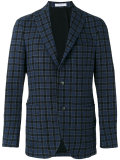 checked blazer 