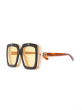 oversized drop lens sunglasses