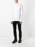 raised pleating detail shirt