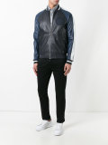 logo patch bomber jacket 