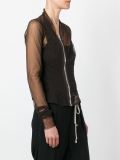 tulle zipped jacket