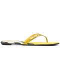 house check flip flops