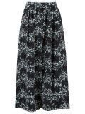 floral print midi skirt