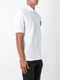 'Woven Collar Pique' polo shirt