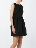 printed flared dress