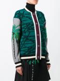 multi print bomber jacket