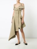 asymmetric pointy dress