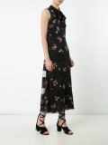 sheer floral dress