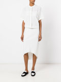 Cinched shirt dress