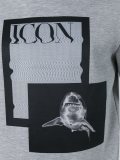 'Icon'印花套头衫