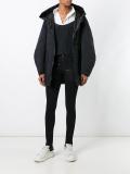 belted oversized jacket