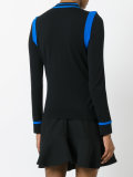 contrast knitted top