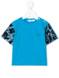 baroque printed sleeve T-shirt