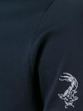 embroidered fish polo shirt
