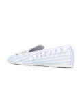 Lobster embroidered slip-on loafers