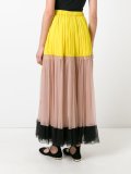 striped midi skirt
