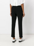 drawstring cropped trousers