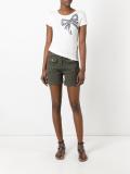 sequin ribbon T-shirt 