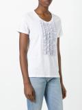 frill trim T-shirt