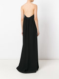 strapless long dress