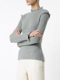 cashmere ruffle jumper