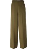 tailored straight trousers
