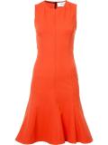 flared sleeveless dress
