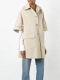 shortsleeved boxy coat